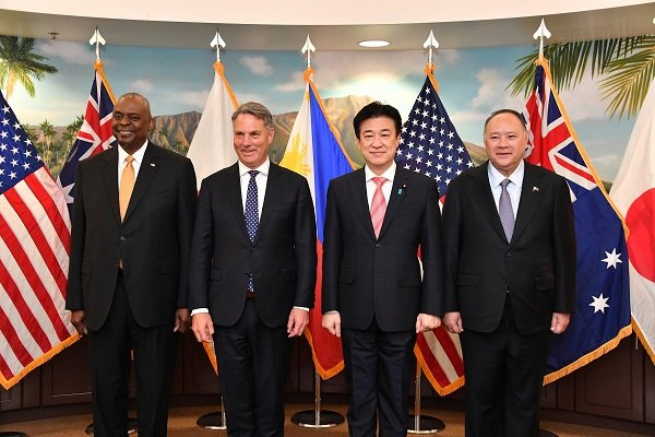 美澳日菲在夏威夷搞四国防长会谈，组建“小分队”对付中国？