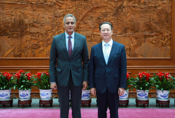 中国外交部副部长马朝旭应约会见美国副国务卿维尔马