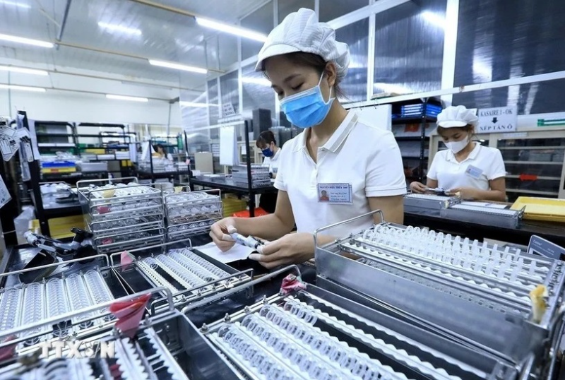 外资大量流入越南制造业和房地产业