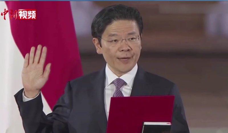黄循财宣誓就任新加坡第四任总理
