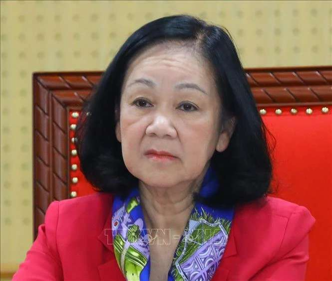 越共中央政治局委员、中组部部长张氏梅辞职