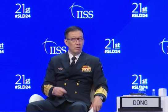 中国国防部长董军：“台独”分子是螳臂当车、自欺欺人