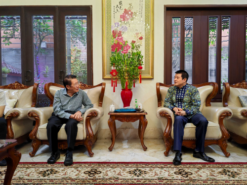 中国驻棉兰总领事张敏会见印尼苏北潮州公会顾问一行