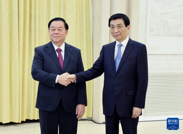 中国全国政协主席王沪宁会见越南共产党代表团