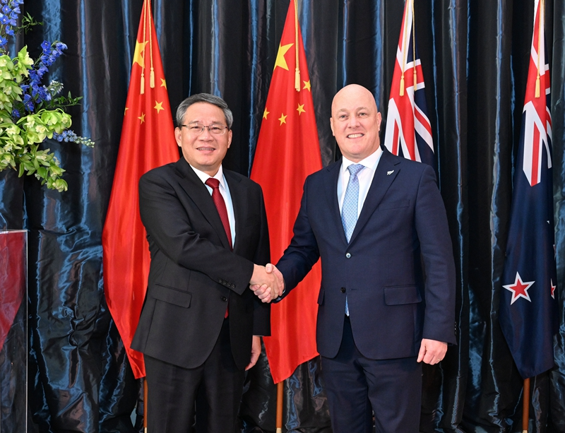 China, New Zealand agree to start trade talks