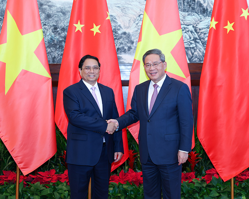  Chinese premier meets Vietnamese PM