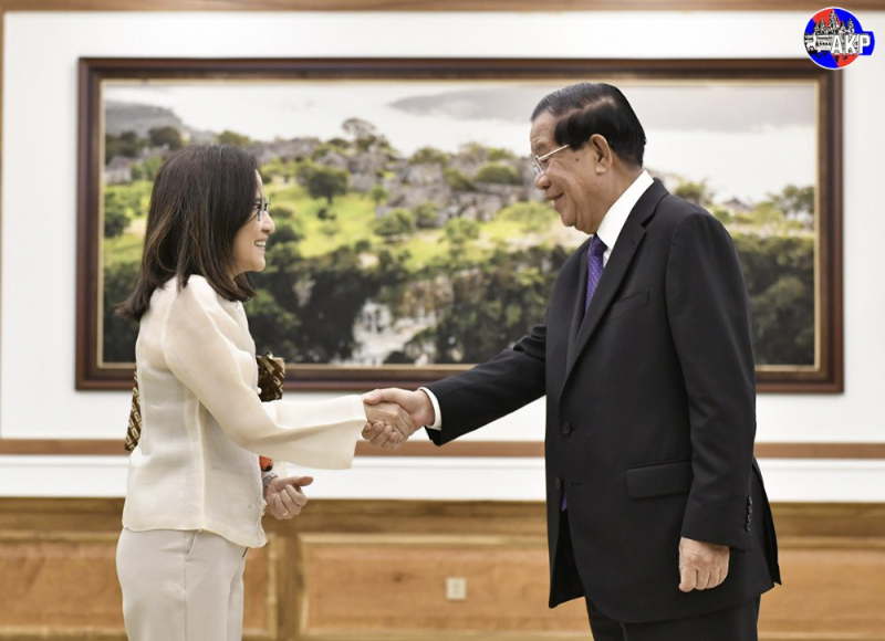 Cambodian Senate President Receives Philippine Ambassador for Cooperation Talk
