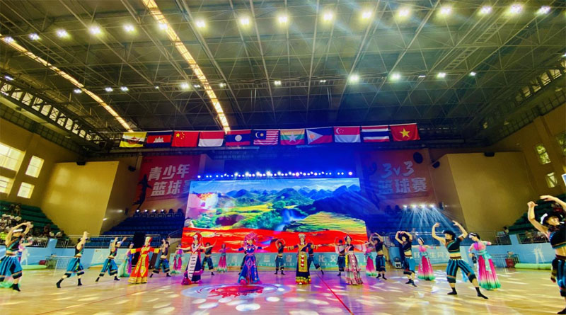 中国东盟青少年篮球赛暨文化交流活动在云南开幕