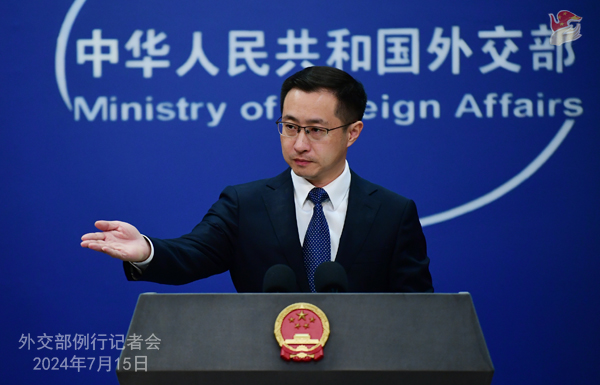 中国外交部：任何国家、组织或个人都不要妄想在台湾问题上越界踩线而不用付出代价