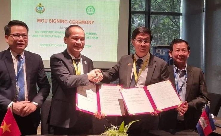 Vietnam, Cambodia boost forestry cooperation