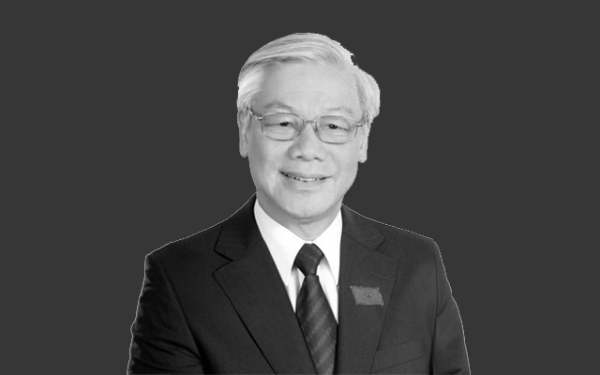 中共中央就越共中央总书记阮富仲逝世向越共中央致唁电