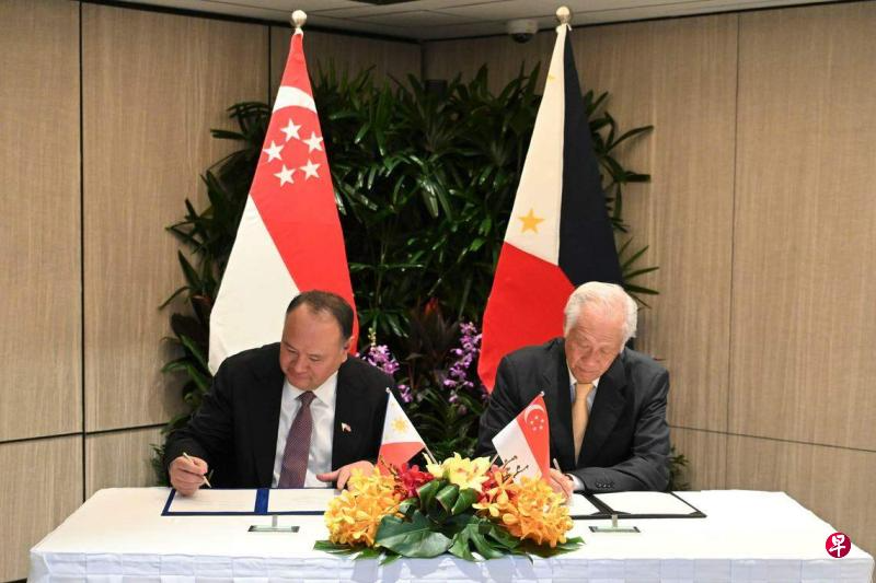 新加坡、菲律宾签署国防合作谅解备忘录