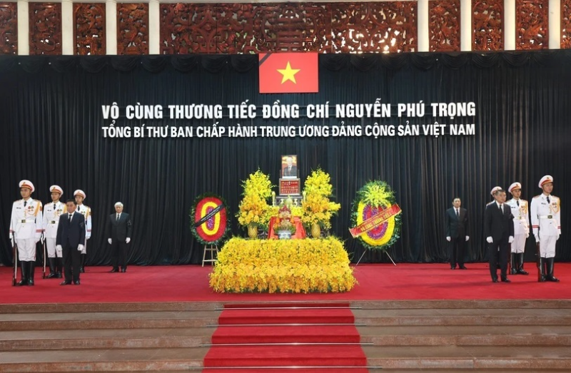 State funeral held for Vietnam's Party General Secretary Nguyen Phu Trong