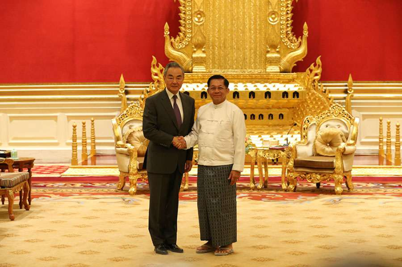 China reaffirms support for a stable Myanmar