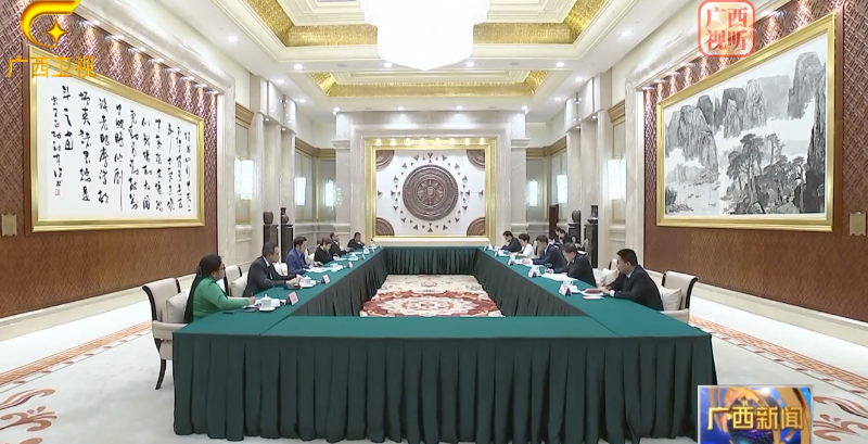 中共广西壮族自治区委员会书记刘宁与东盟六国驻南宁总领事座谈