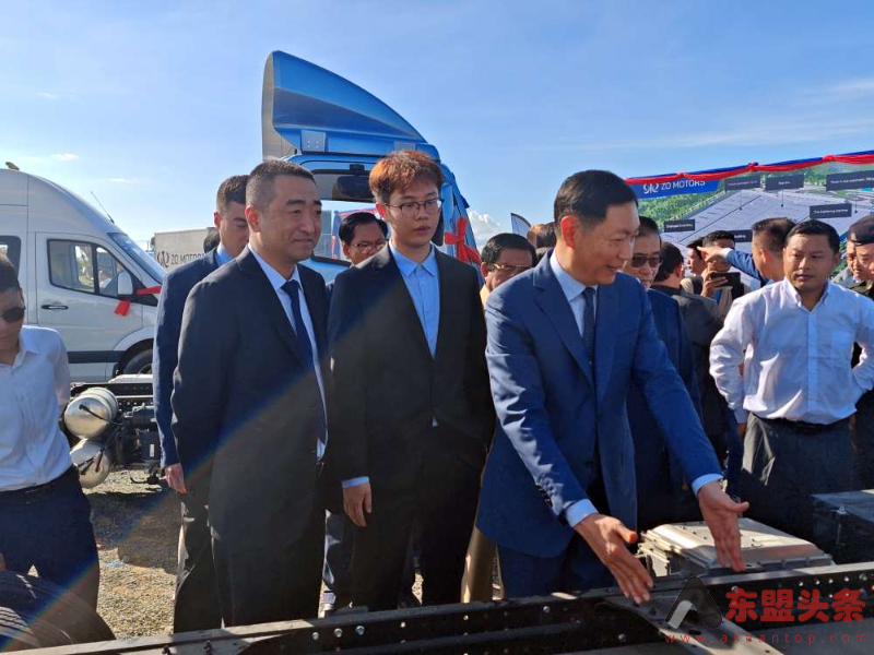 新政出台后柬埔寨首家外资电动卡车组装厂奠基