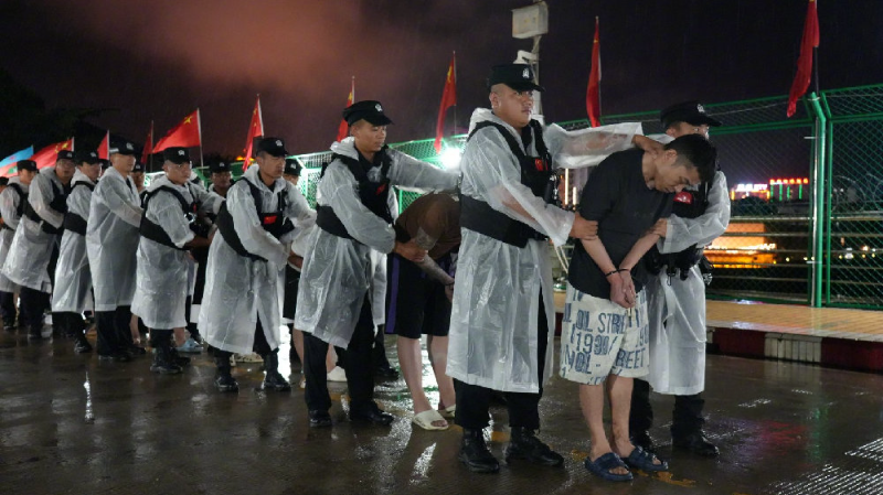 307名在缅北佤邦地区实施跨境电诈的犯罪嫌疑人被移交中方
