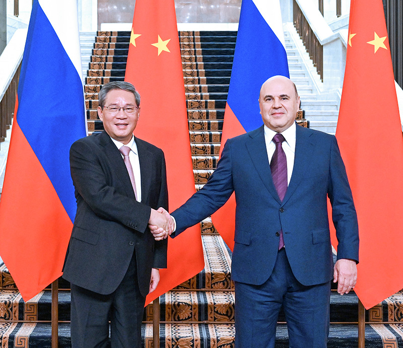 中俄总理第二十九次定期会晤在莫斯科举行 推动两国关系迈上新台阶