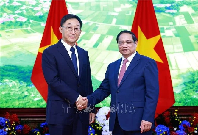 越南总理范明政会见中国广西壮族自治区党委书记刘宁