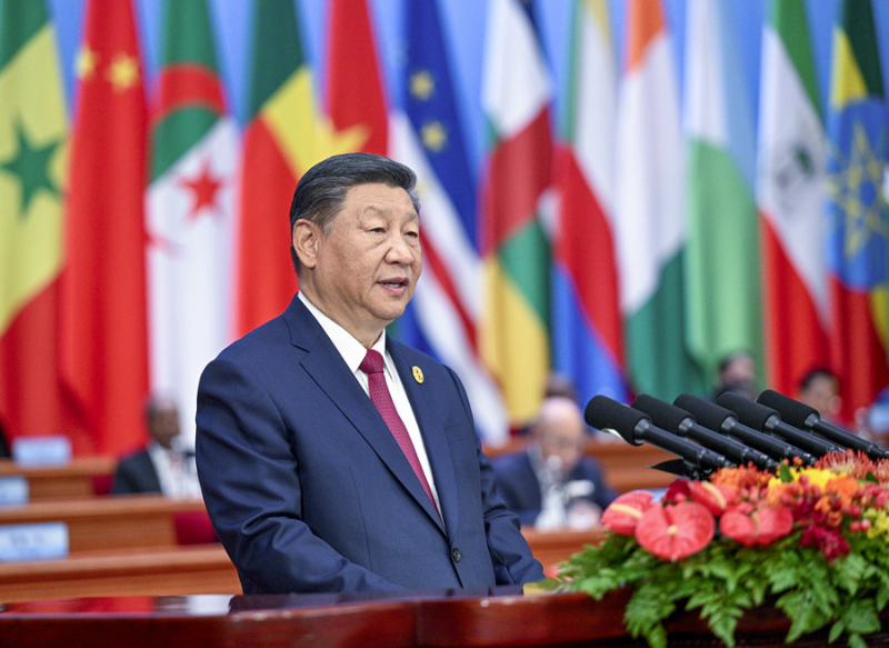 中国国家主席习近平宣布中非关系历史性升级