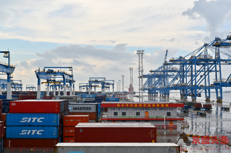 Guangxi Qinzhou Port, the hub of the new land-sea channel in western China: the rise of the port industrial cluster with goods reaching all directions