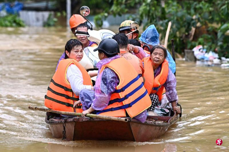 台风摩羯席卷越南北部 造成127死54失踪