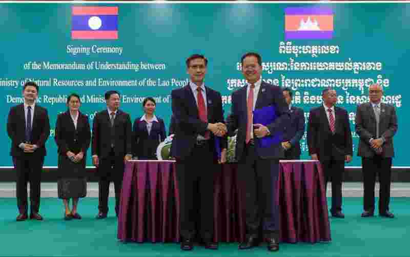 Cambodia, Laos Committed to Reducing Plastic Pollution along Mekong River