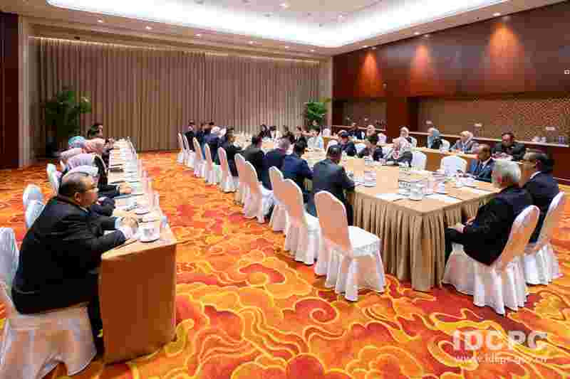 中共中央对外联络部副部长孙海燕会见马来西亚国民阵线干部考察团