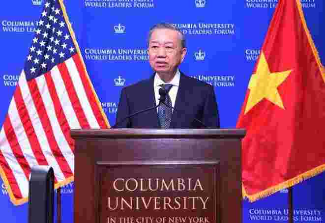 越南最高领导人美国演讲：越美两国从昔日的敌人，成为全面战略伙伴