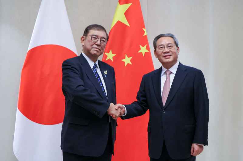 中国总理李强会见日本首相石破茂 共促地区和平稳定