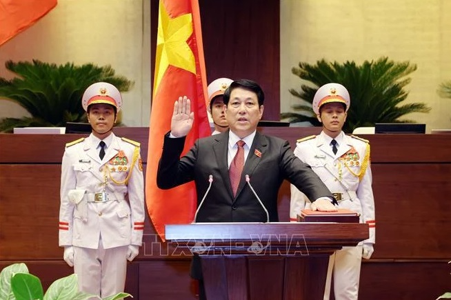 梁强当选越南国家主席
