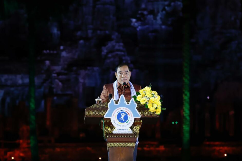 柬埔寨举办欢迎晚宴款待《禁雷公约》缔约国代表团