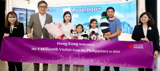 超过疫前最高纪录 香港迎今年第100万名菲律宾旅客