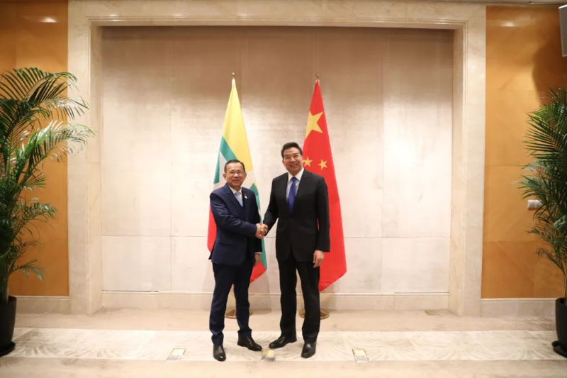 中国国家国际发展合作署长会见缅甸官员：愿与缅方加快推进务实合作项目