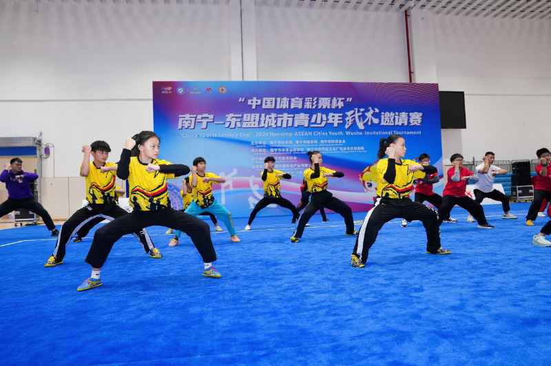 2024年南宁—东盟城市青少年武术邀请赛在南宁举行