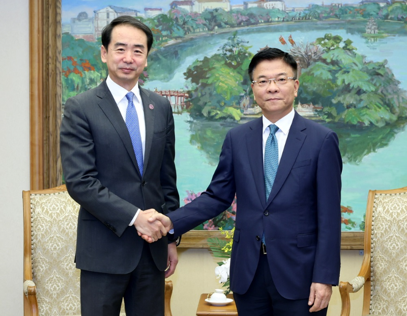 中国驻越南大使何炜拜会越南政府副总理黎成龙