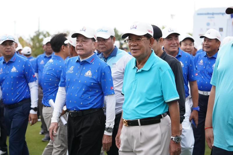 洪森杯高尔夫球比赛举行  庆祝柬埔寨实现和平26年