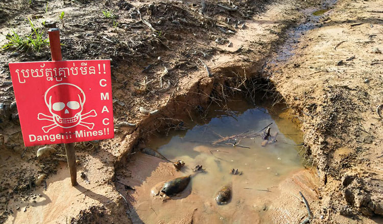 柬埔寨计划在2025年清除超过200平方公里的地雷和未爆炸弹