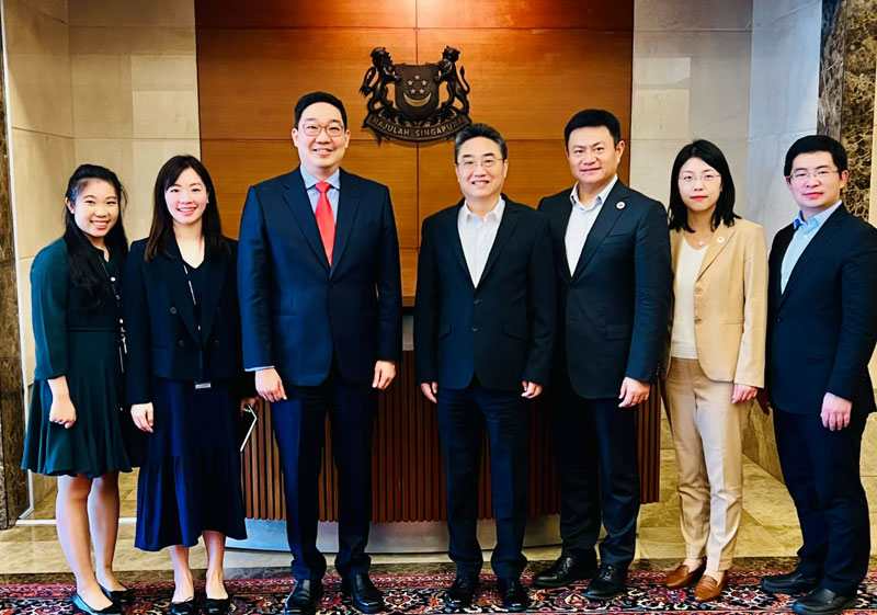 中国—东盟中心秘书长史忠俊会见新加坡外交部高级官员
