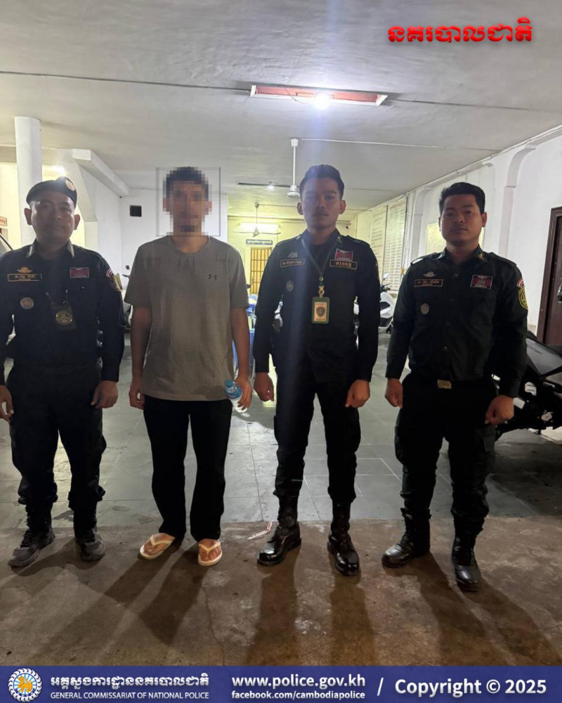 柬埔寨警方成功解救被非法拘留的华裔美籍男子