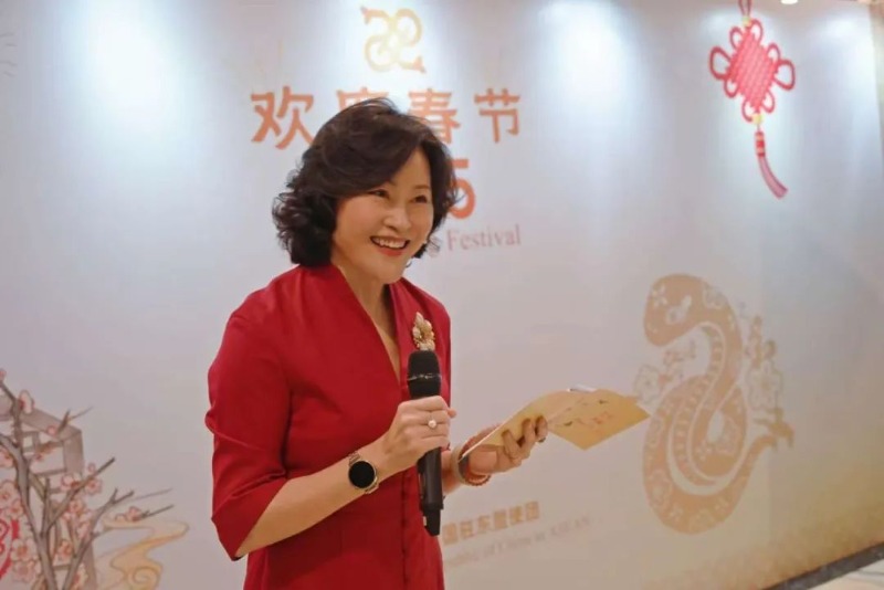 中国驻东盟大使侯艳琪举办春节招待会