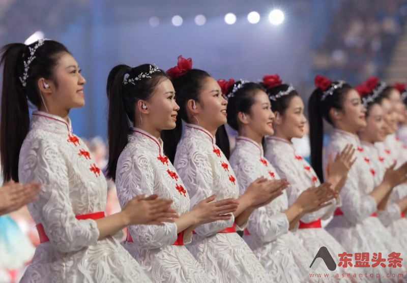 第九届亚冬会开幕式进行最后一次全要素彩排