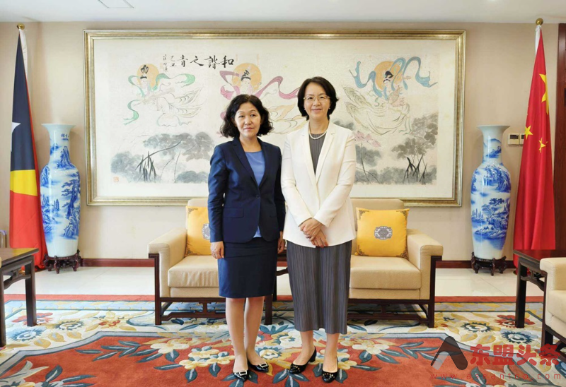 中国驻东帝汶大使会见联合国人口基金驻东帝汶代表苏伦