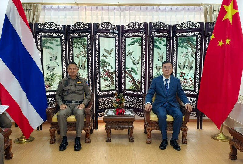 中国驻清迈总领事会见泰国旅游警察总指挥 就保障中国游客安全等交换意见