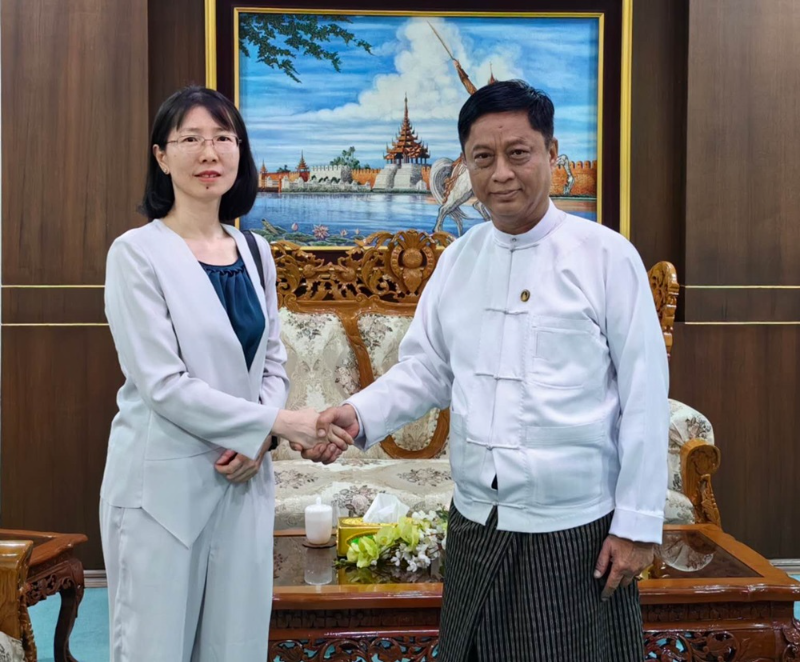 中国驻缅甸使馆临时代办会见缅甸外交部副部长 就打击网赌电诈犯罪等交换意见