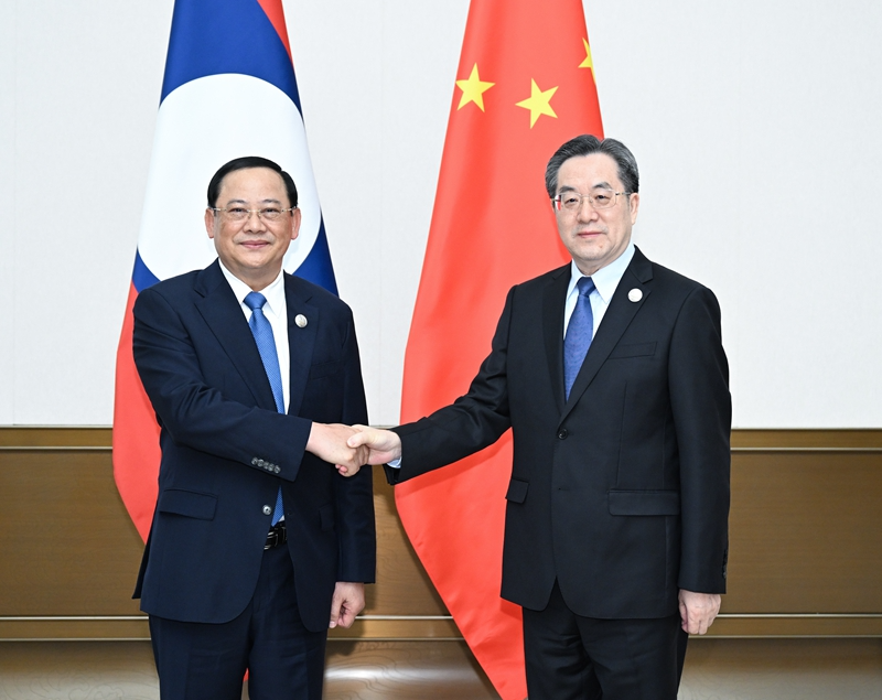 中国副总理丁薛祥会见老挝总理、印尼发展部长等出席博鳌论坛政要