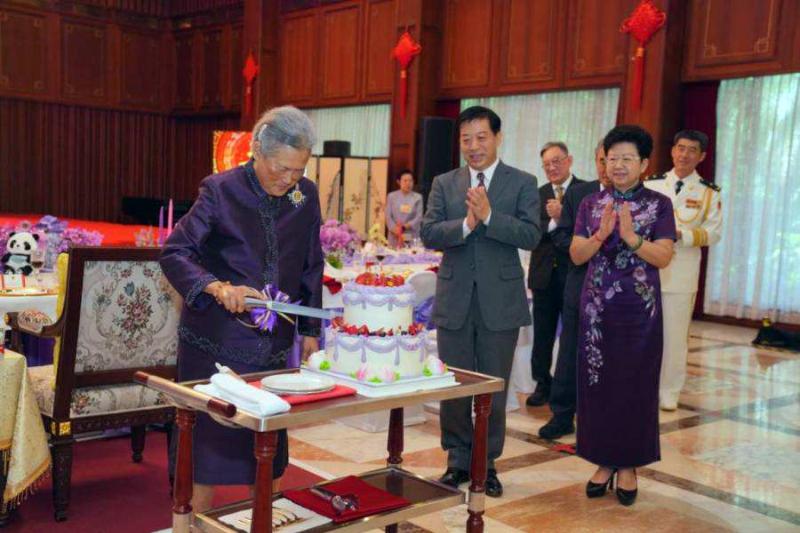 中国驻泰国大使馆举办活动庆祝泰国诗琳通公主70华诞