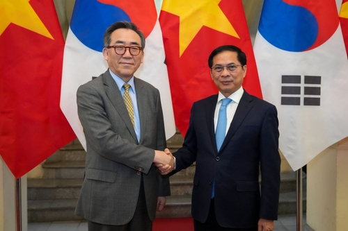 韩国、越南外长在河内举行会谈 将就美国“对等关税”措施保持紧密沟通