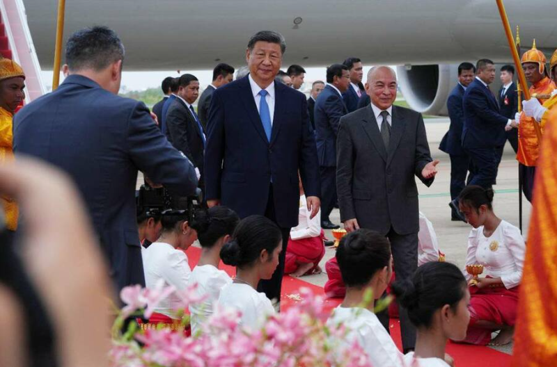 柬埔寨-中国在新时代合作中提出落实全球三大倡议