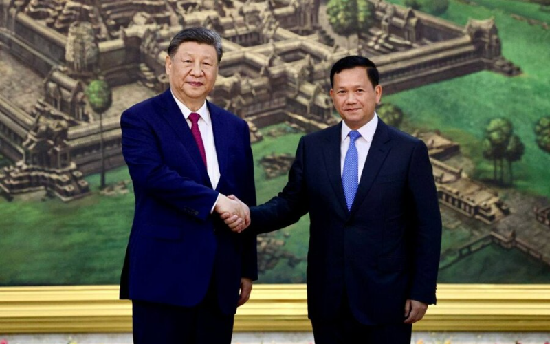 柬中两国就900兆瓦液化天然气发电站及铁路战略合作等重点工程项目达成合作